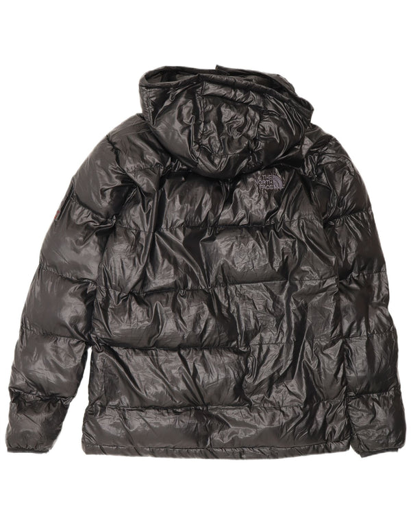 Męska ocieplana kurtka z kapturem The North Face UK 40, duża, czarna, poliestrowa