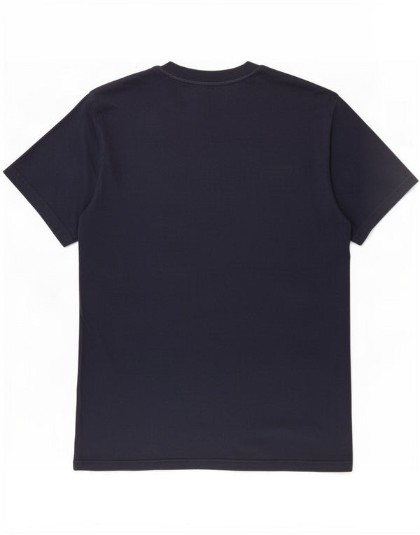 T-shirt męski Vans o klasycznym kroju, mały, granatowy, bawełniany