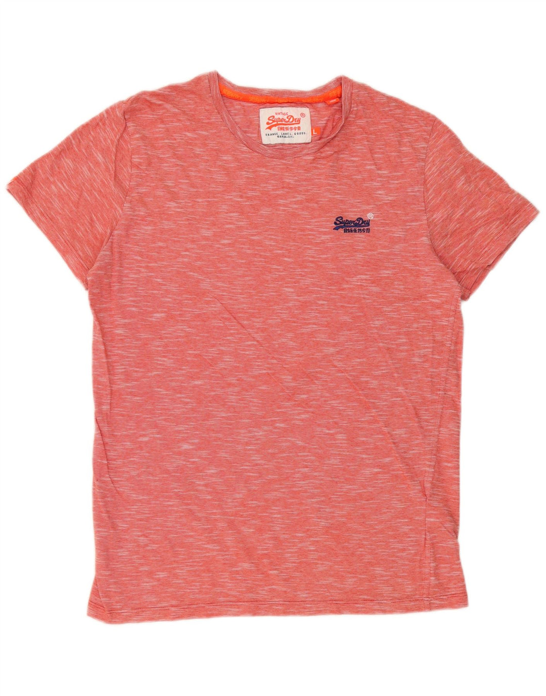 T-shirt męski SUPERDRY, duży, bawełniany w czerwone plamki