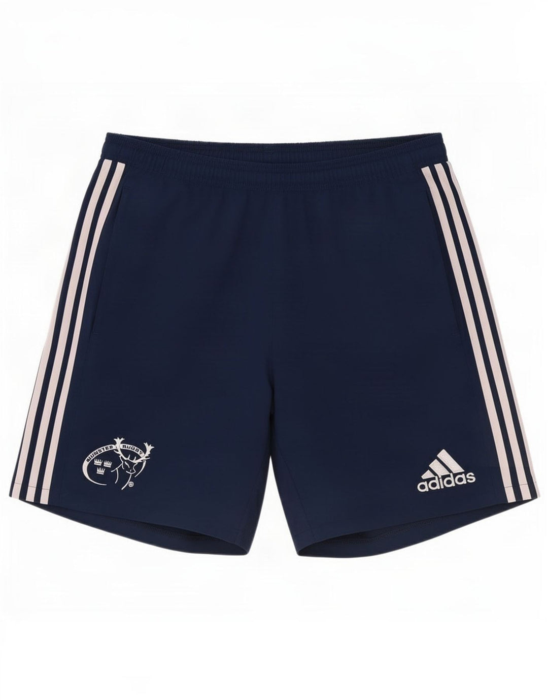 Męskie spodenki sportowe Adidas Munster Rugby, duże, granatowe, z poliestru