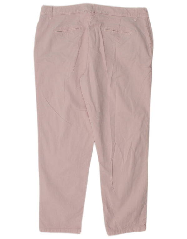 Damskie zwężane spodnie Chino JOULES UK 14 Large W32 L25 Różowa bawełna