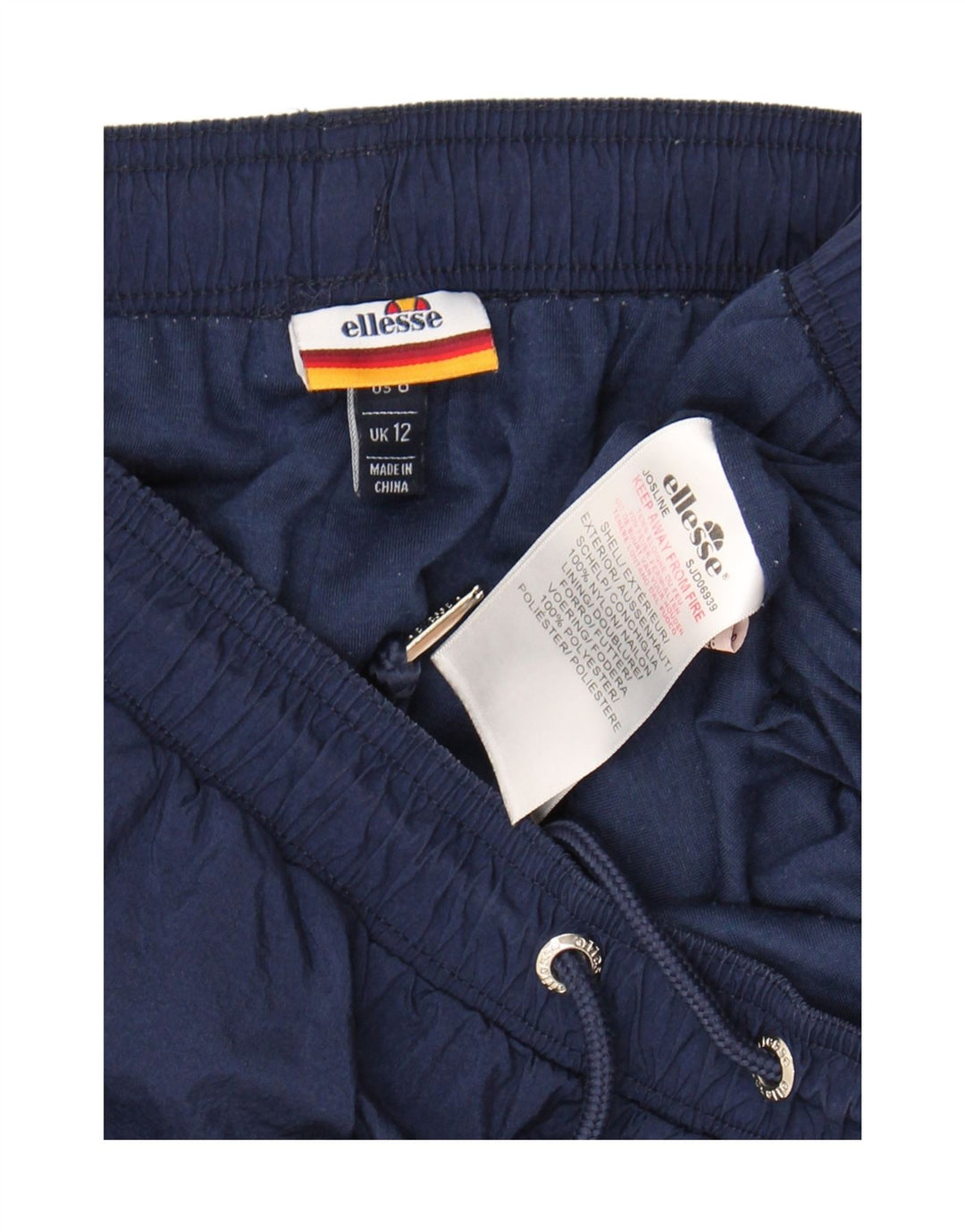 Damskie spodnie dresowe Ellesse Joggers UK 12 Średni granatowy nylon