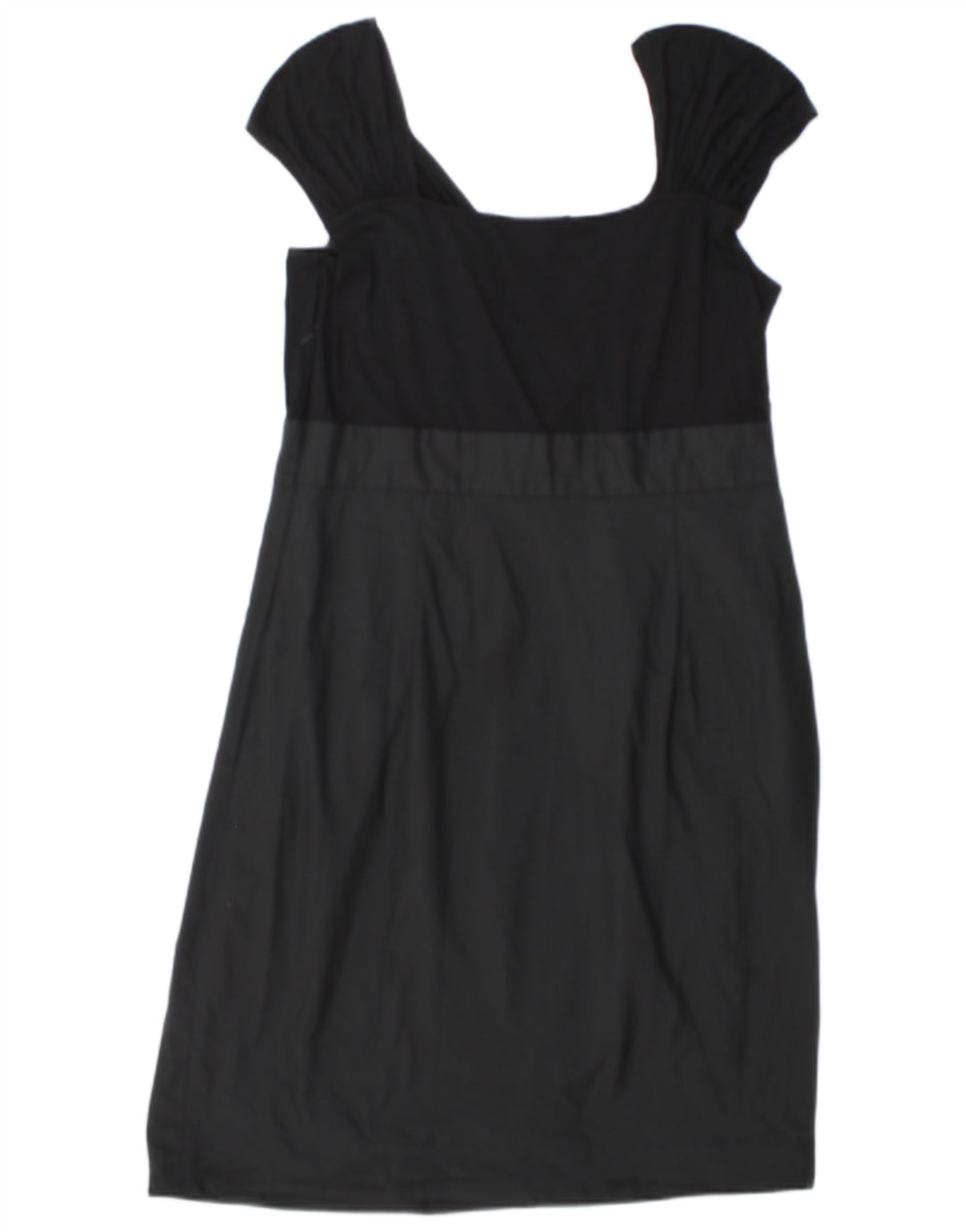 Damska sukienka typu shift Dkny US 14 XL, czarna, wiskoza z blokami kolorów