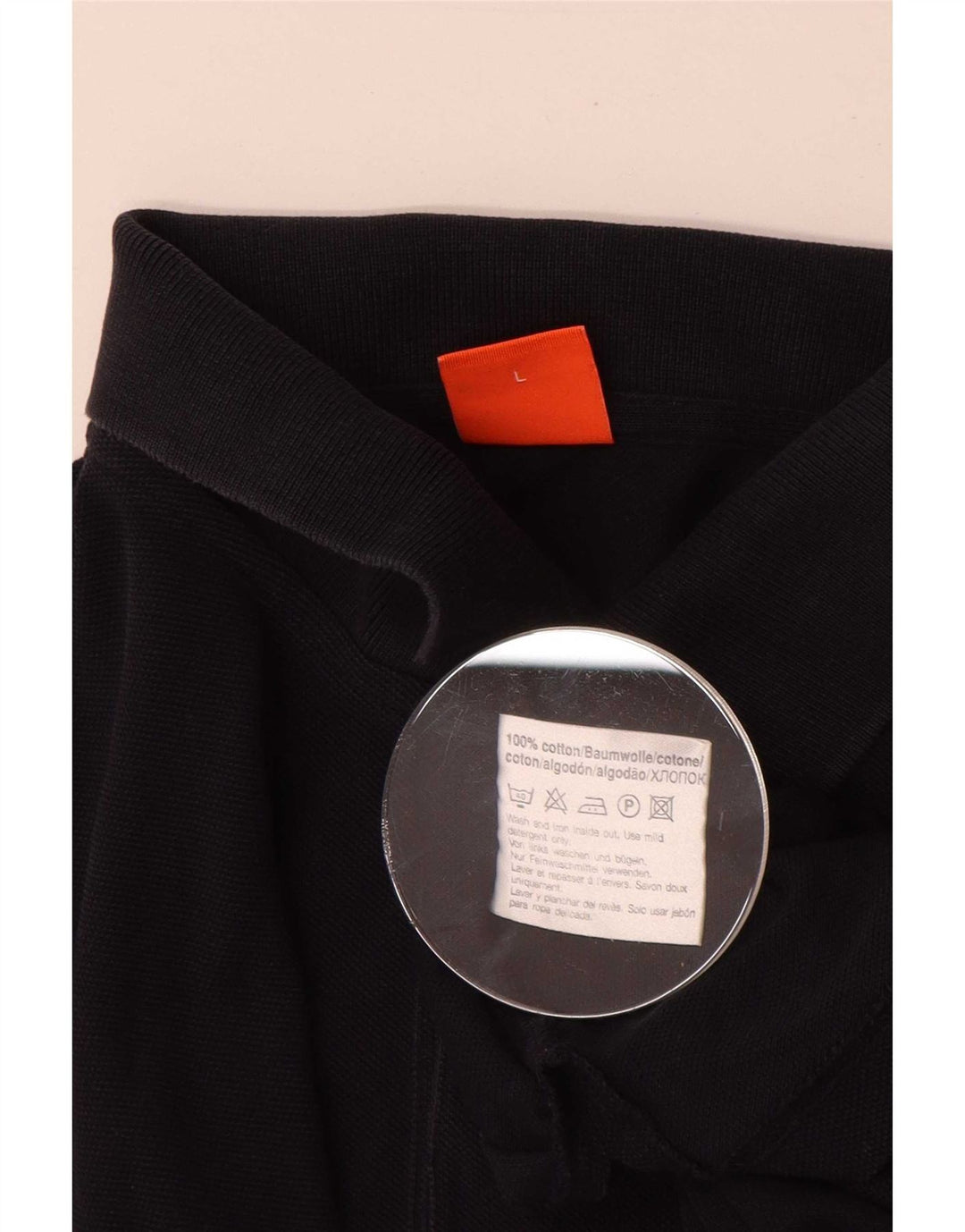 Męska koszulka polo Hugo Boss, duża, granatowa, bawełniana