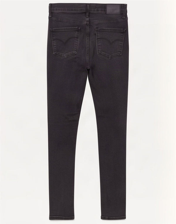 Damskie jeansy Levi's 720 z wysokim stanem i wysokim stanem W28 L28 Czarne