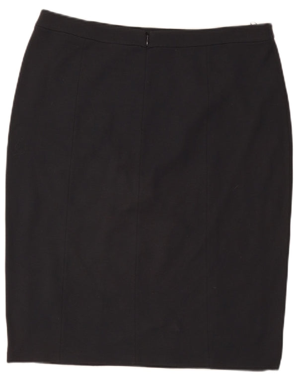 Damska spódnica ołówkowa Armani Collezioni IT 48 XL W34 Czarna wiskoza