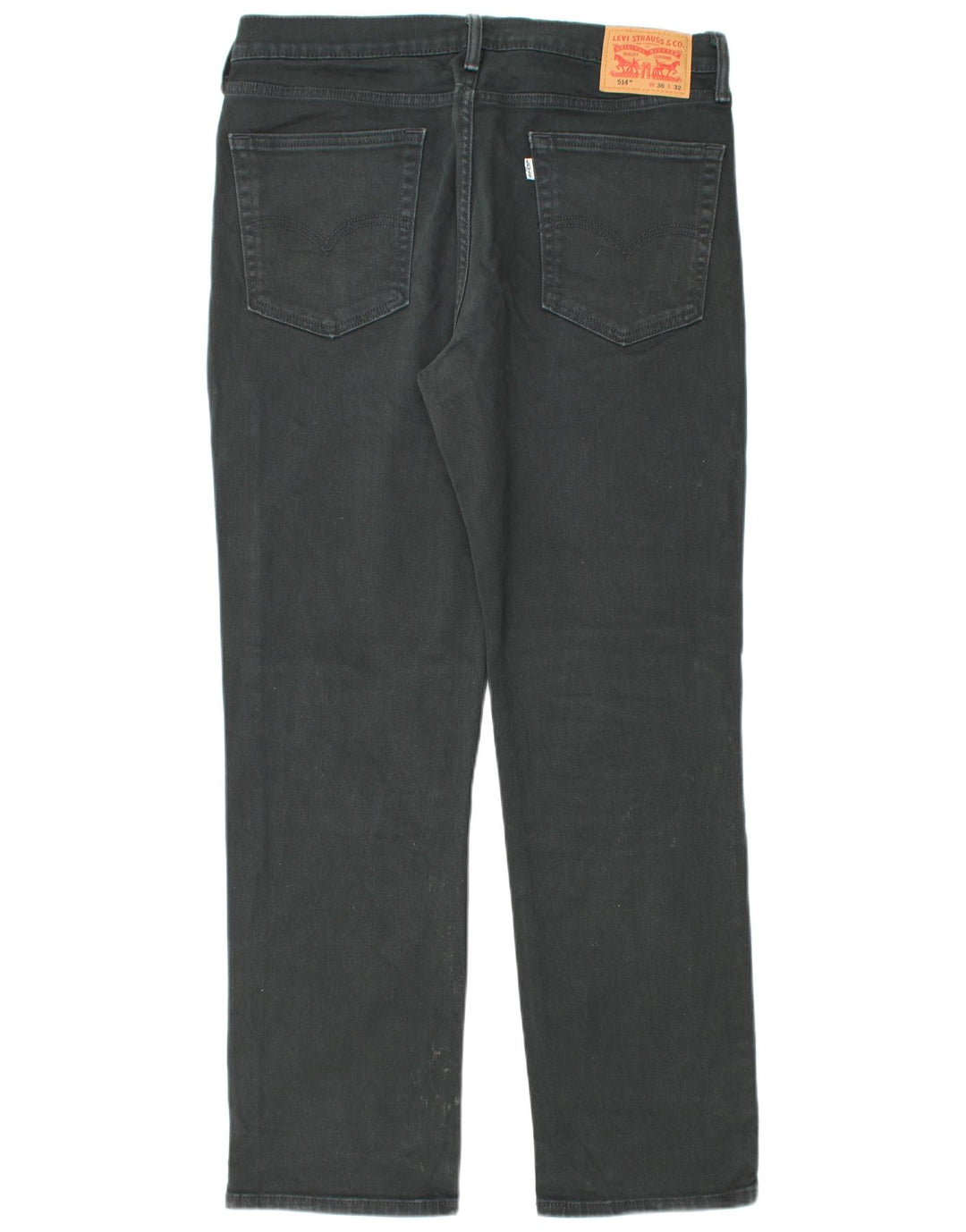 Męskie dżinsy LEVI'S 514 Straight W36 L32 Czarna bawełna