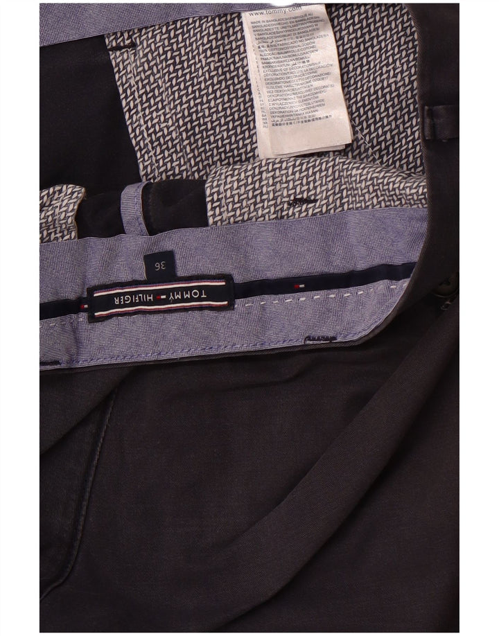 Męskie spodenki Chino TOMMY HILFIGER W36, duże, granatowe, bawełniane