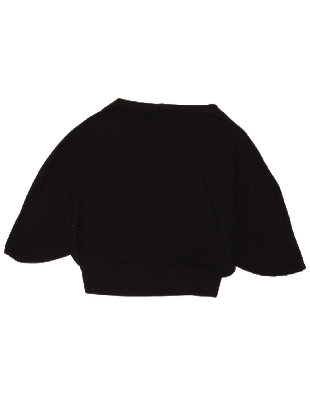 Damski top Liu Jo Batwing Graphic z rękawem 3/4 IT 40 Small, czarna wiskoza