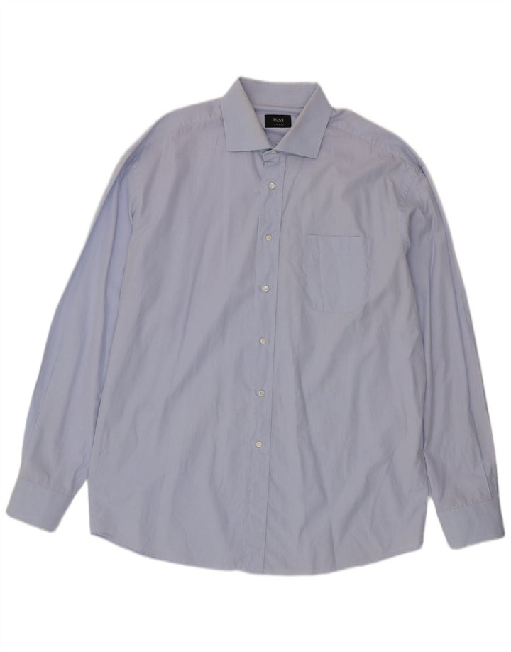 Koszula męska Hugo Boss rozmiar 45 17 1/2 XL niebieska