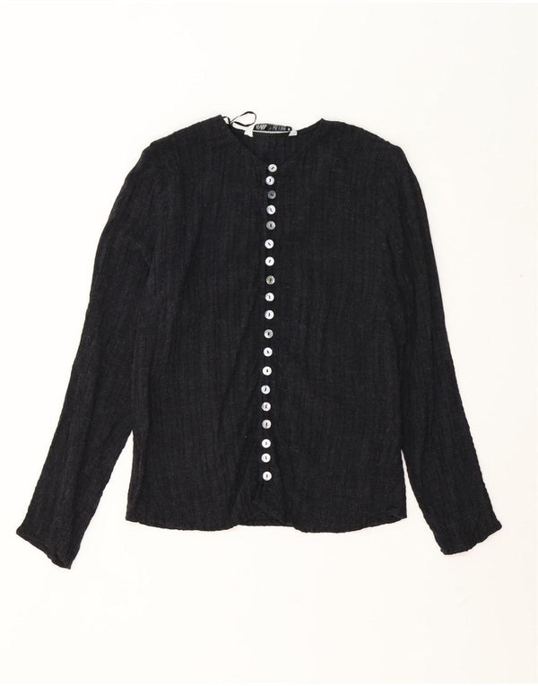Damska bluzka koszulowa Zara UK 10 Small, szara wiskoza