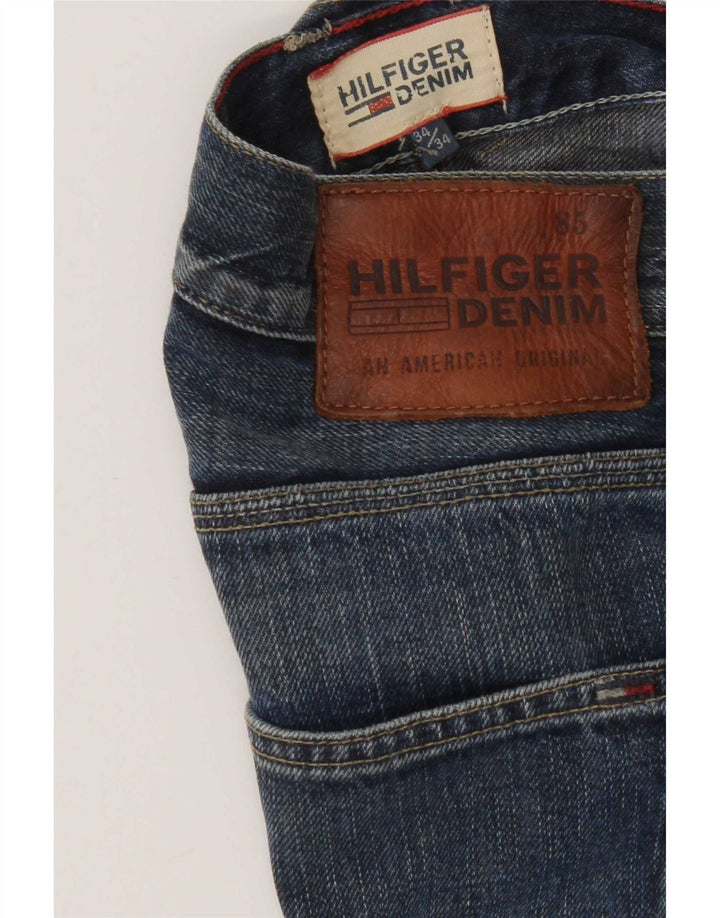 Męskie proste dżinsy Tommy Hilfiger W34 L34 niebieskie