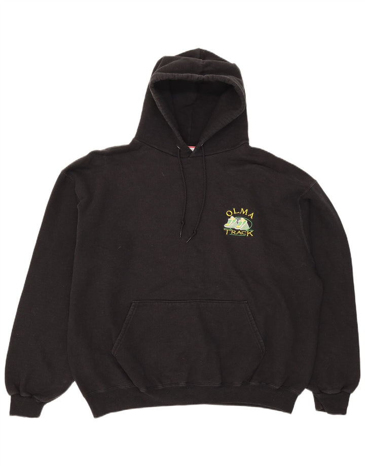 Męski sweter z kapturem Champion XL, czarny, bawełniany