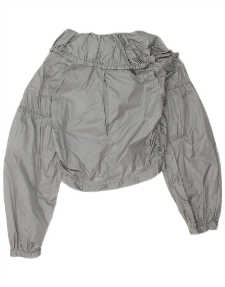 Damska kurtka bolerko LIU JO IT 40, mała, szary poliamid