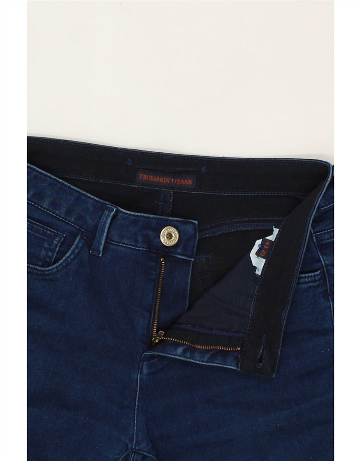 TRUSSARDI Womens Skinny Jeans W29 L31  Blue Vintage Trussardi and Second-Hand Trussardi from Messina Hembry 