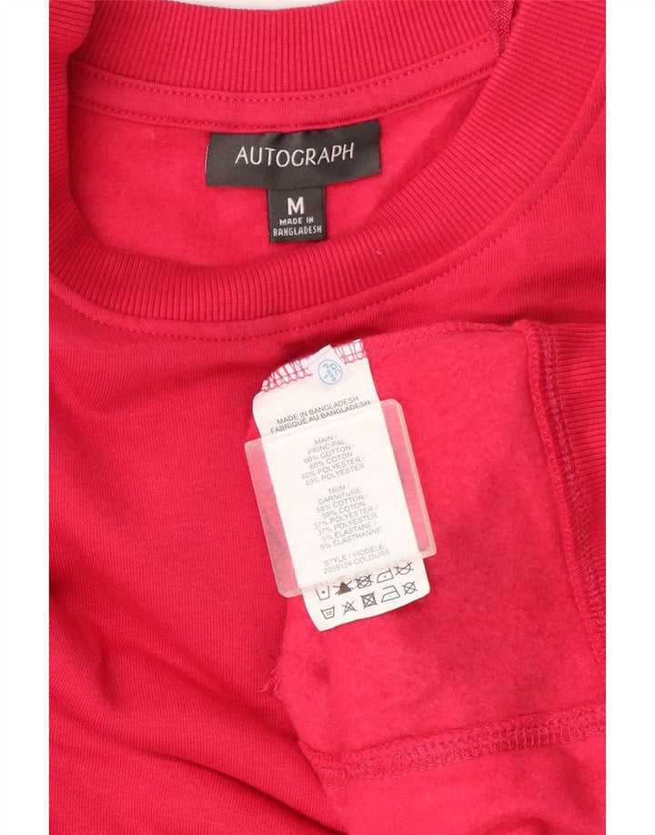 Marks & Spencer Damska bluza z autografem, UK 14, średni róż