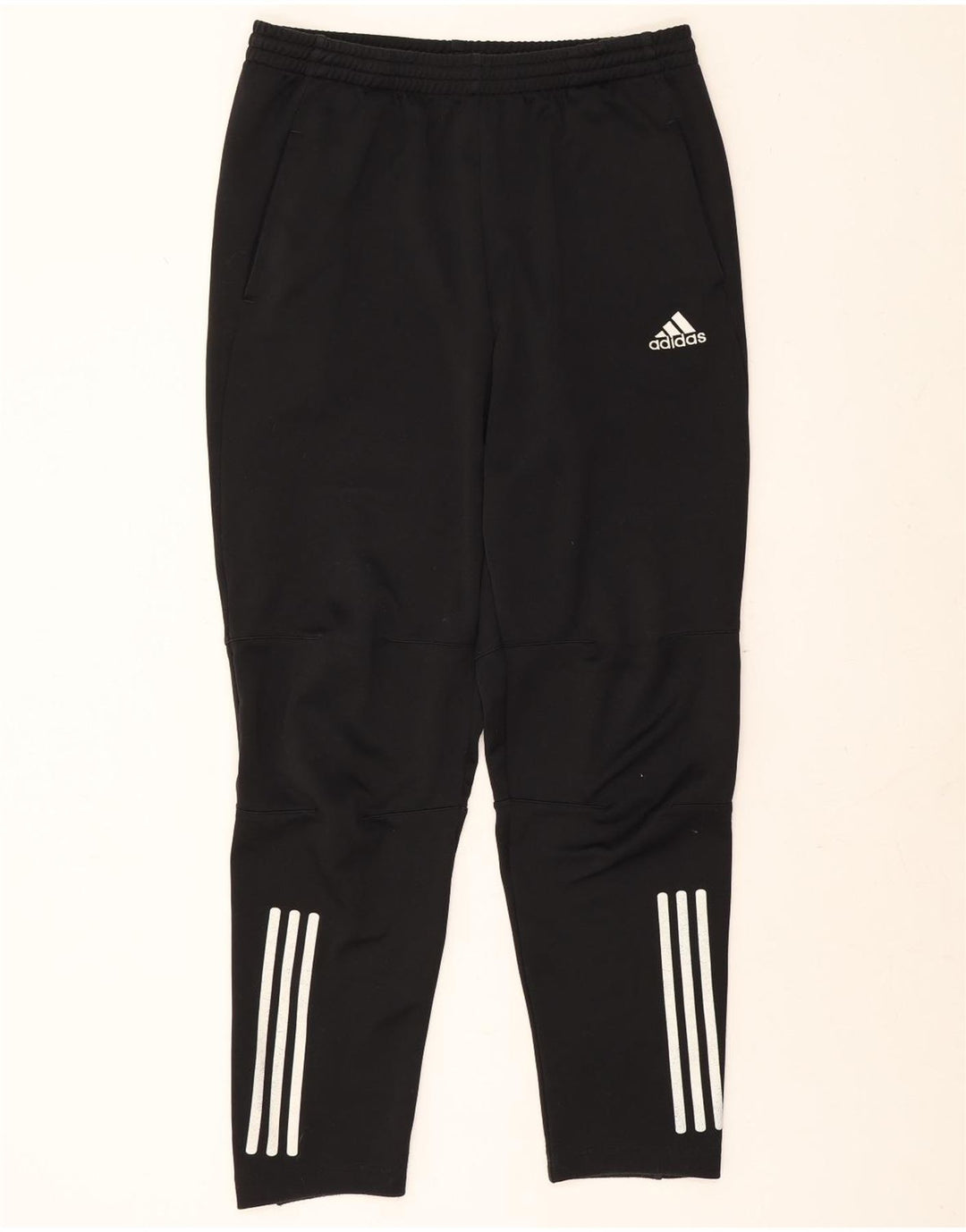 ADIDAS Mens Tracksuit Trousers UK 44/46 Large Black Vintage Adidas and Second-Hand Adidas from Messina Hembry 