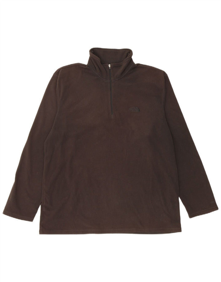Męski sweter polarowy The North Face z zamkiem błyskawicznym XL, czarny, poliestrowy