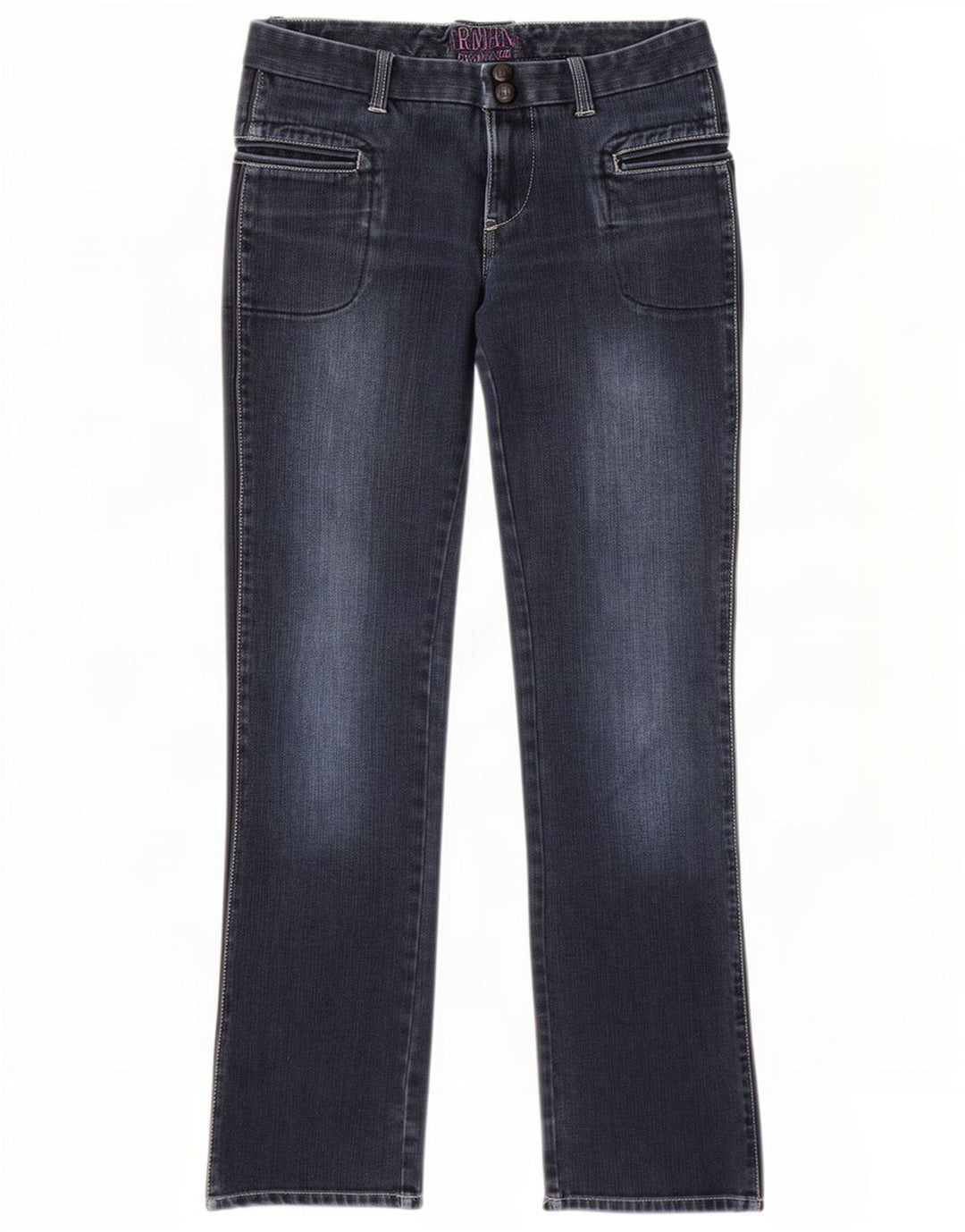 Damskie jeansy Bootcut Armani Exchange US 6 Medium W28 L32 Granatowe