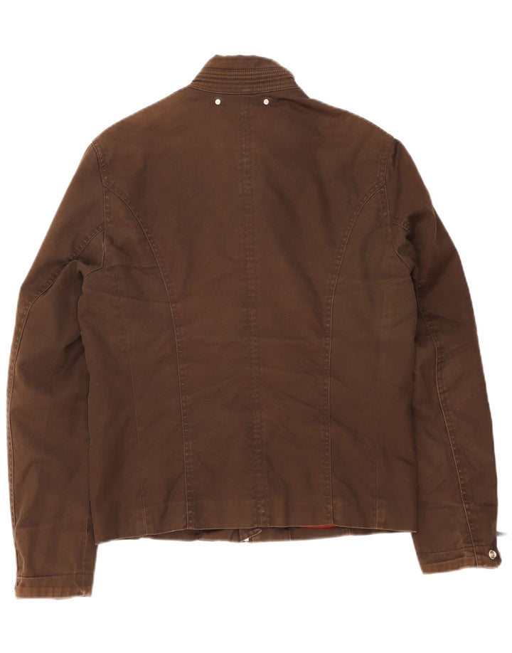 Męska kurtka bomberka Zara UK 36 Small Brown Cotton