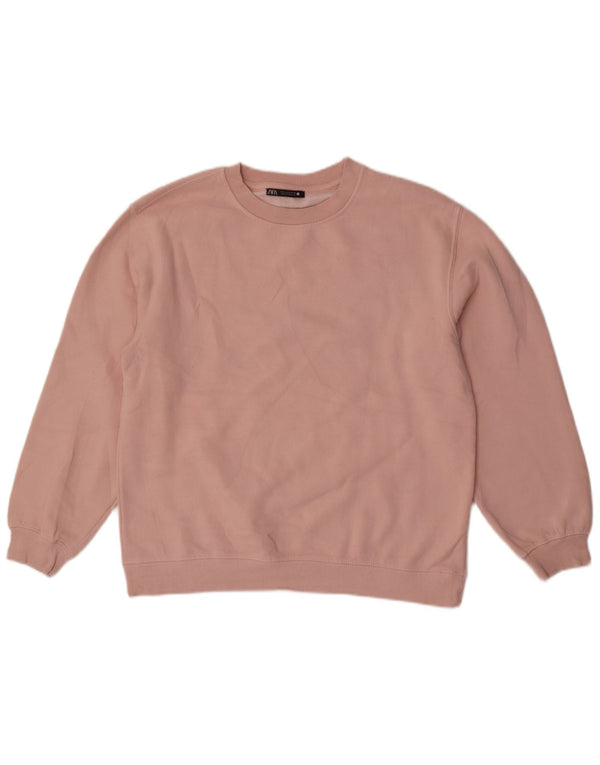 Sweter damski Zara UK 16, duży, różowy