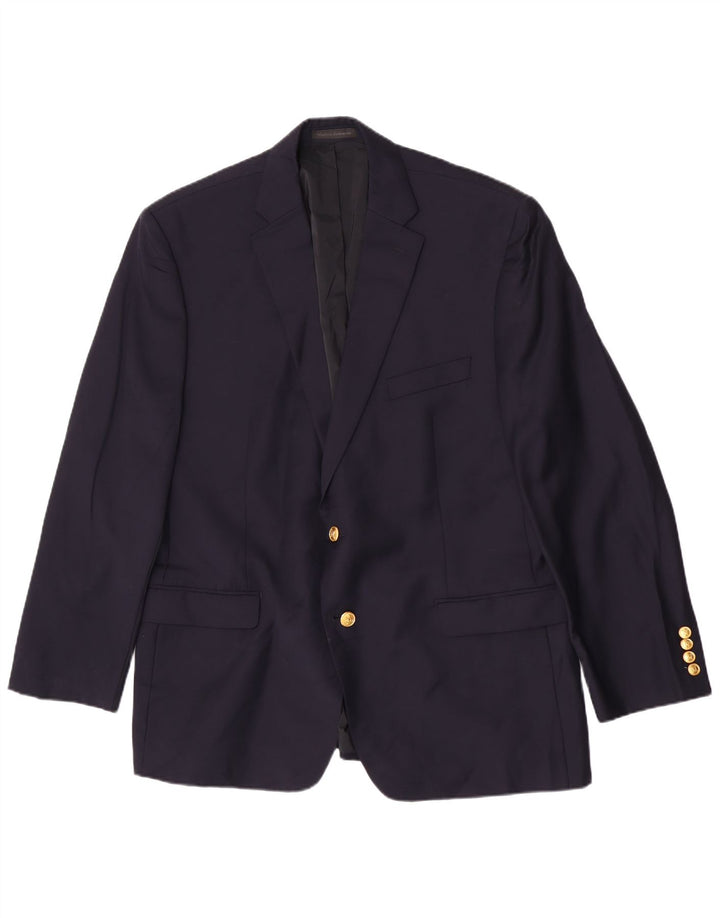 Ralph Lauren Męska marynarka zapinana na 2 guziki UK 44 2XL Granatowa wełna