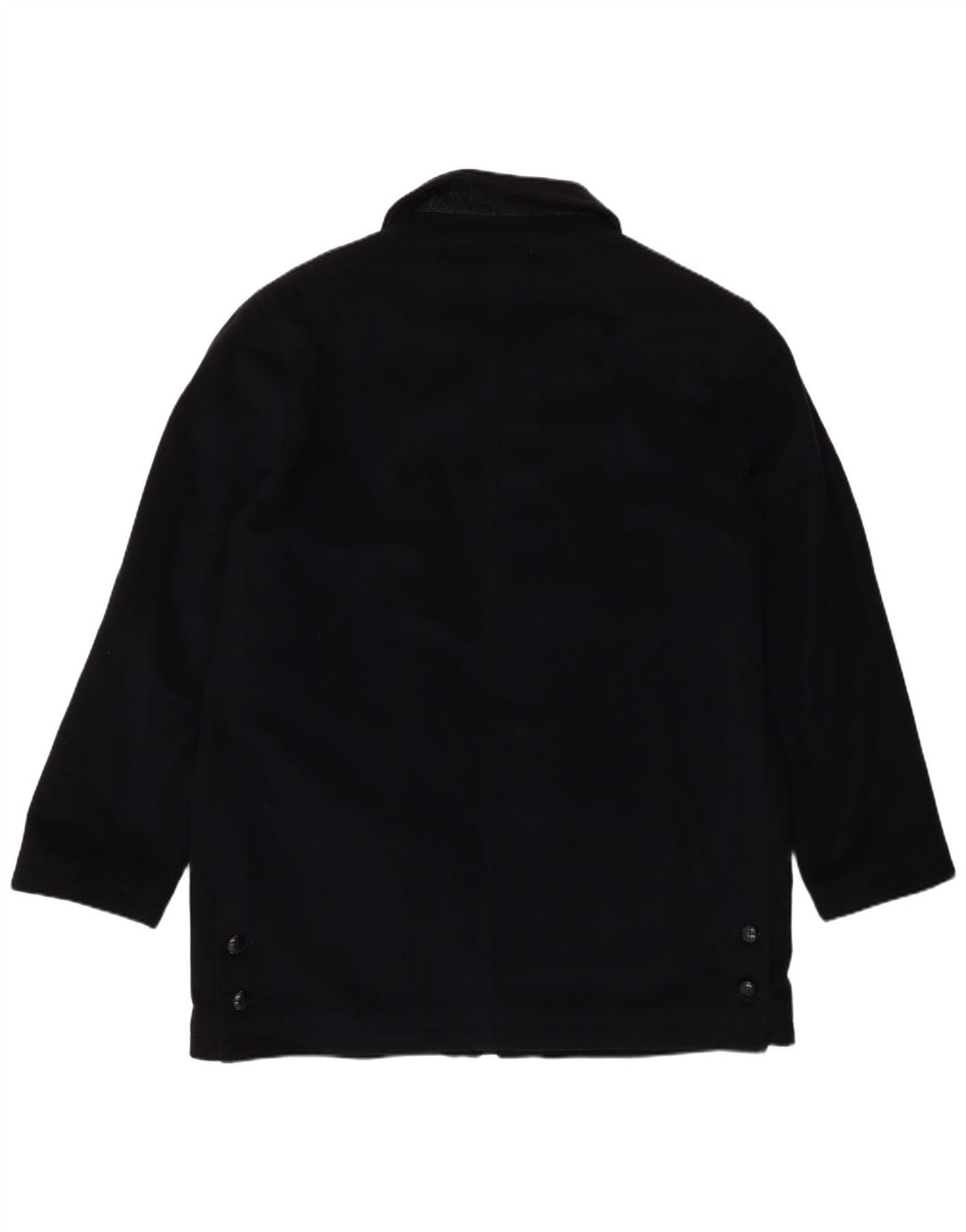 Vintage męski płaszcz UK 42 XL granatowy kaszmir