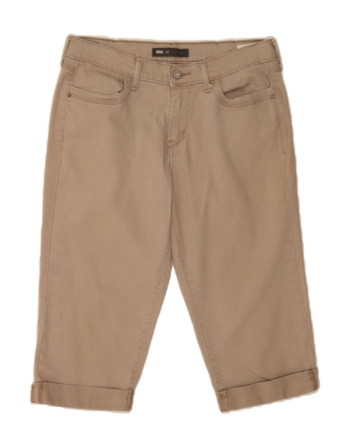 LEVI'S Womens Capri Jeans US 10 Large W30 L17 Beige Cotton Vintage Levi's and Second-Hand Levi's from Messina Hembry 