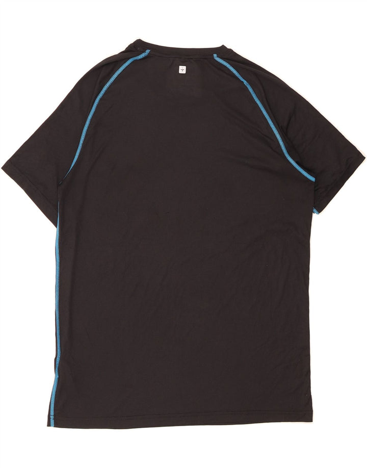 MOUNTAIN WAREHOUSE Mens T-Shirt Top Large Black Polyester Vintage Mountain Warehouse and Second-Hand Mountain Warehouse from Messina Hembry 