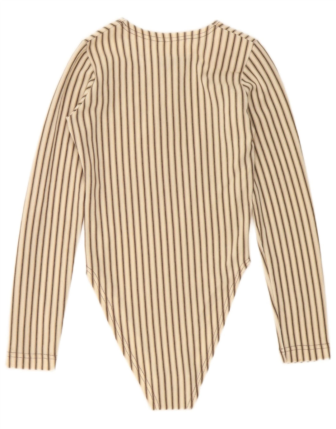 Body damskie w stylu vintage UK 8 w małe beżowe paski