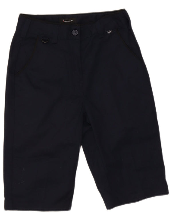 Marks & Spencer Damskie bermudy UK 6 XS W26 Granatowy poliester