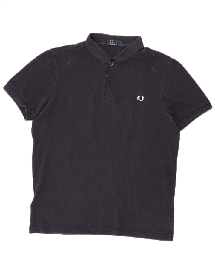 Męska koszulka polo Fred Perry, średnia, granatowa, bawełniana
