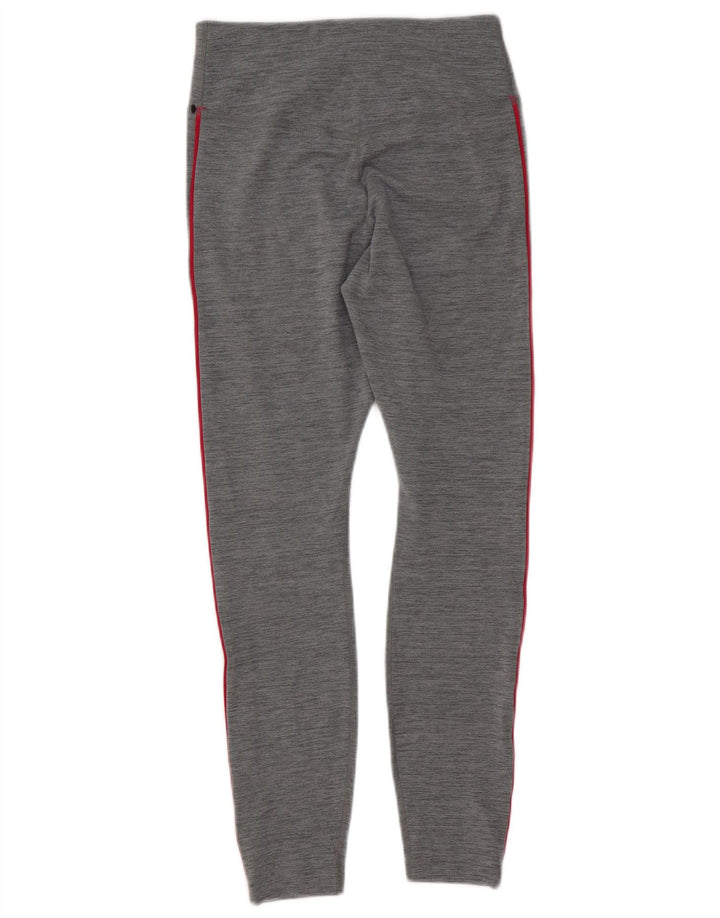 Damskie legginsy Nike Dri Fit Graphic UK 10, małe, szare, poliestrowe