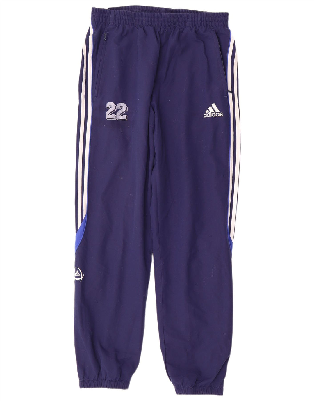 Męskie spodnie dresowe ADIDAS Graphic Joggers UK 42/44, duże, granatowe