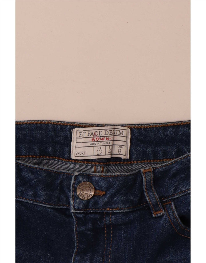 Damskie spodenki jeansowe Fat Face UK 12 Medium W30 Niebieskie bawełniane