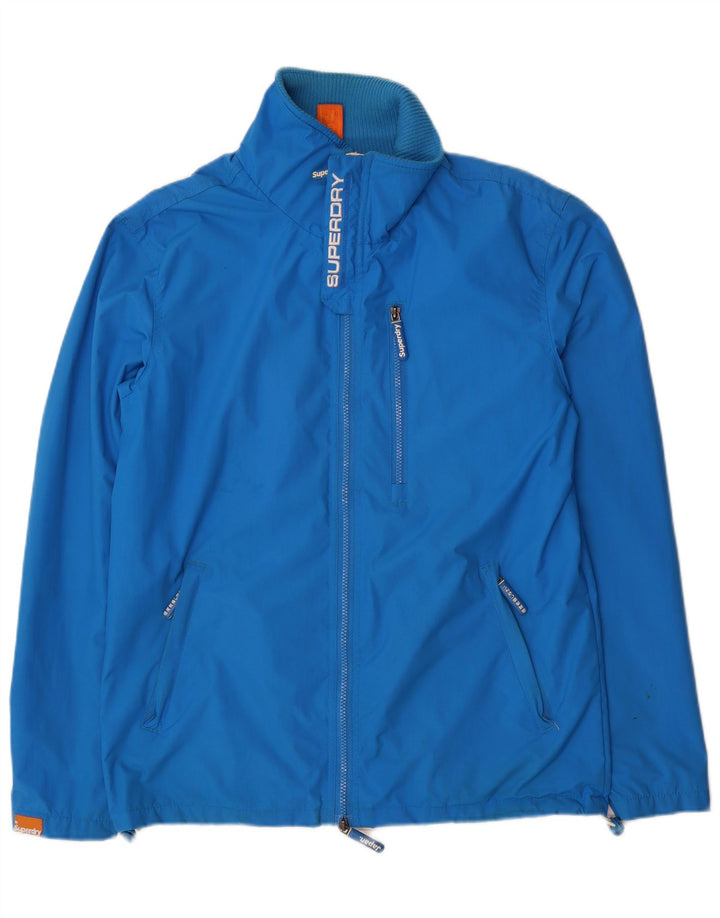 Męska kurtka wiatrówka Superdry The Windhiker UK 38 Średni niebieski nylon