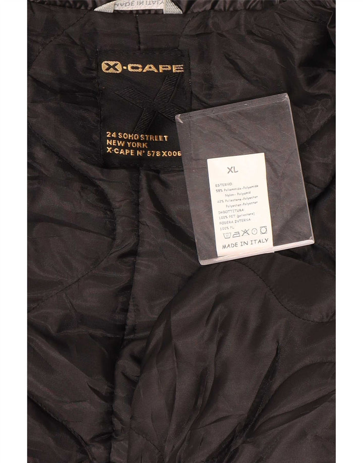 Męska marynarka zapinana na 3 guziki X-Cape UK 42 XL Czarny poliamid