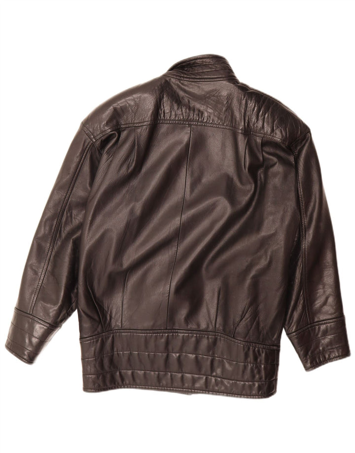 Damska kurtka skórzana Danier Oversize UK 6 XS Czarna