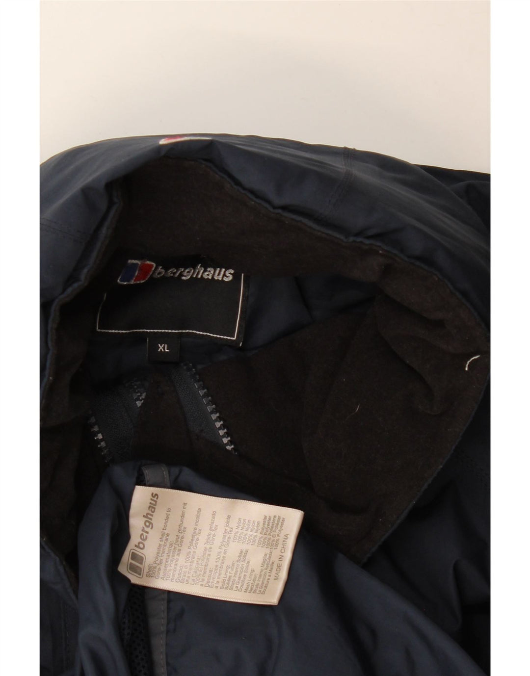 Męska kurtka wiatrówka Berghaus UK 42 XL granatowa, nylonowa