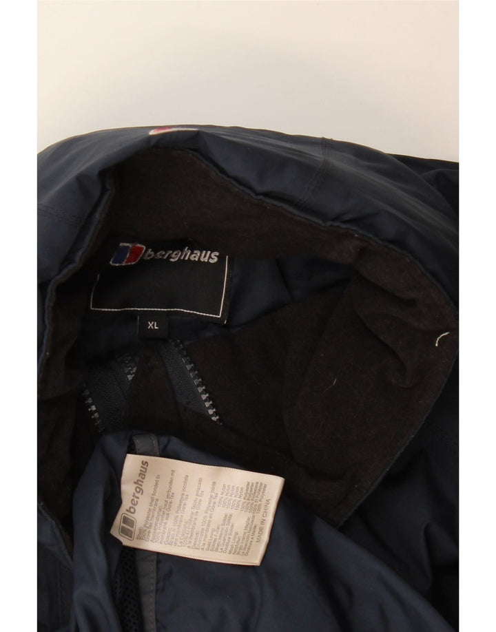 Męska kurtka wiatrówka Berghaus UK 42 XL granatowa, nylonowa