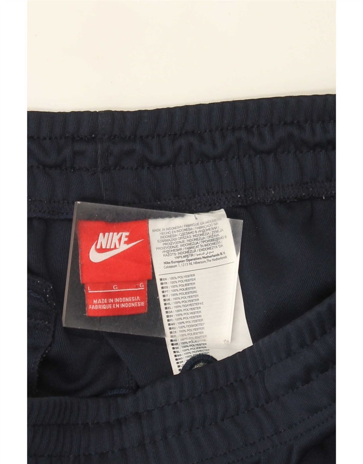 Męskie spodnie dresowe Nike Joggers, duży, granatowy, kolorowy poliester