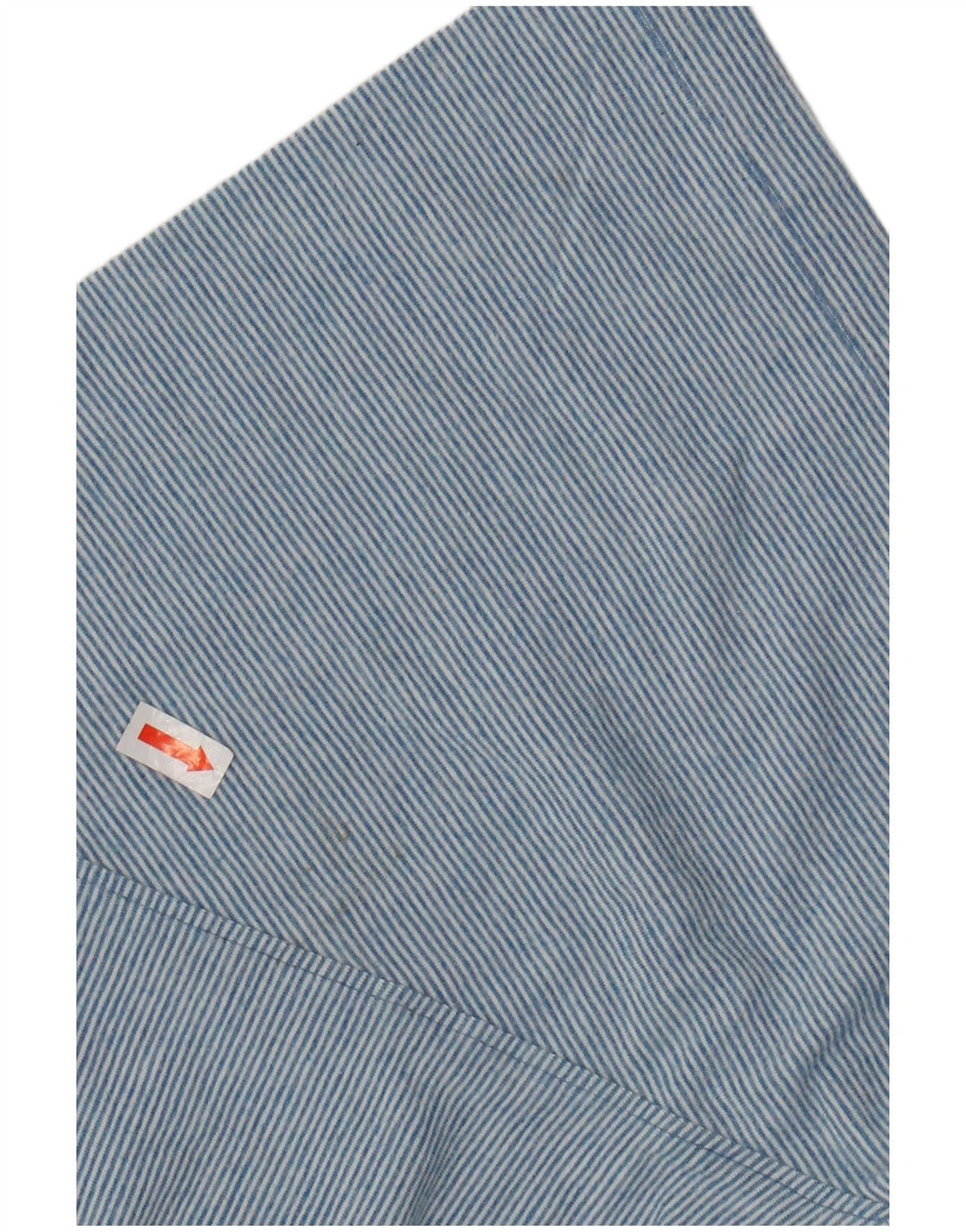 Męska koszulka polo ORVIS XL, niebieska, bawełniana w prążki