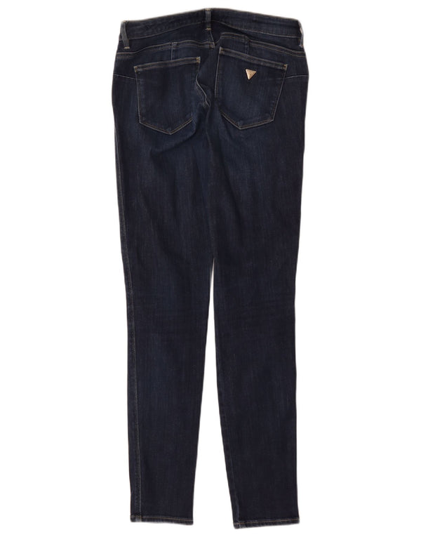 Damskie jeansy Guess Curve X Skinny W28 L30 Granatowe, bawełniane