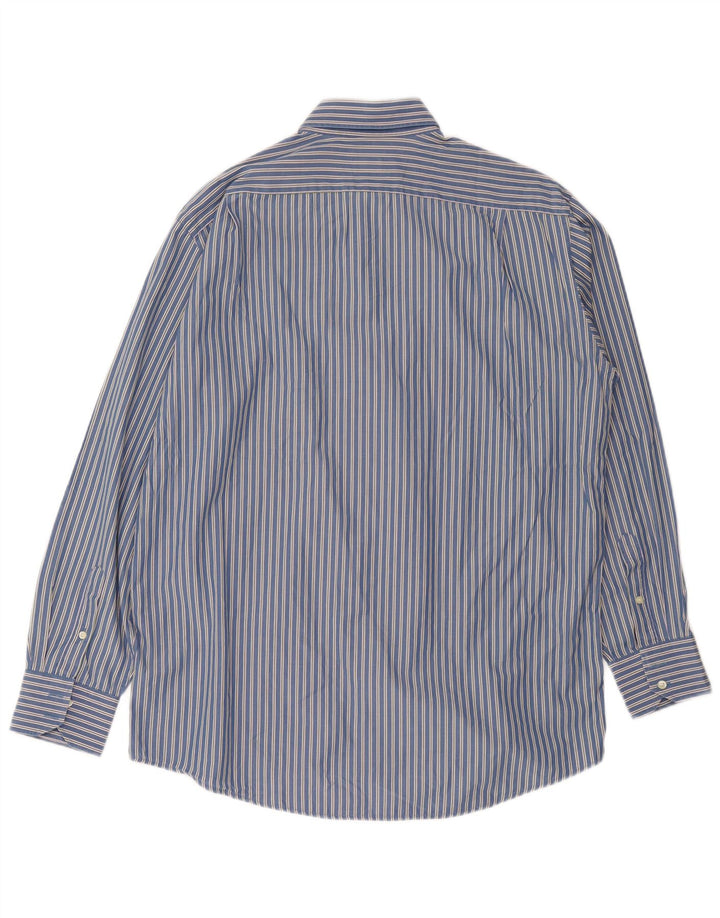 Koszula męska LACOSTE rozmiar 42, duża, bawełniana w niebieskie paski