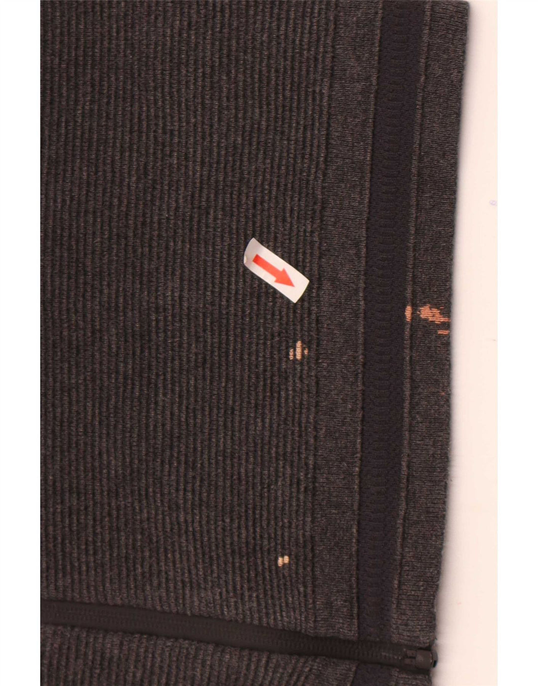 Męski sweter Zara, duży, szary, bawełniany w paski