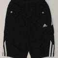 ADIDAS Boys Sport Shorts 5-6 Years Black Polyester | Vintage Adidas | Thrift | Second-Hand Adidas | Used Clothing | Messina Hembry 