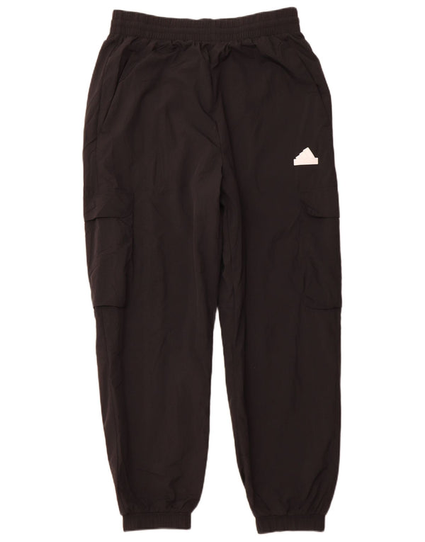 Damskie spodnie dresowe ADIDAS Cargo Joggers UK 14 Medium Black