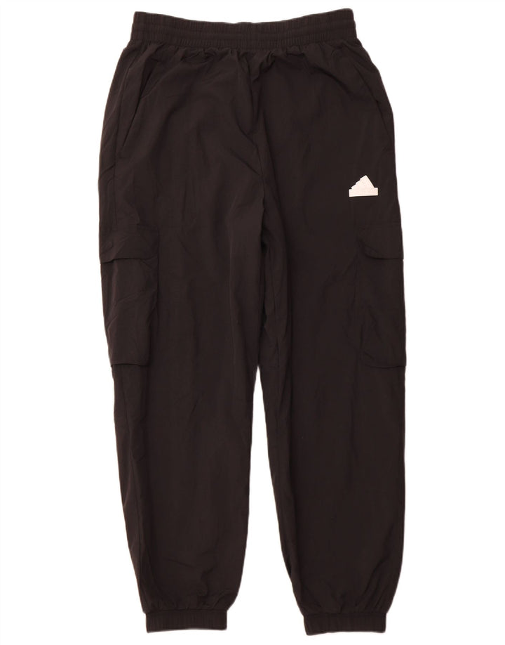 Damskie spodnie dresowe ADIDAS Cargo Joggers UK 14 Medium Black