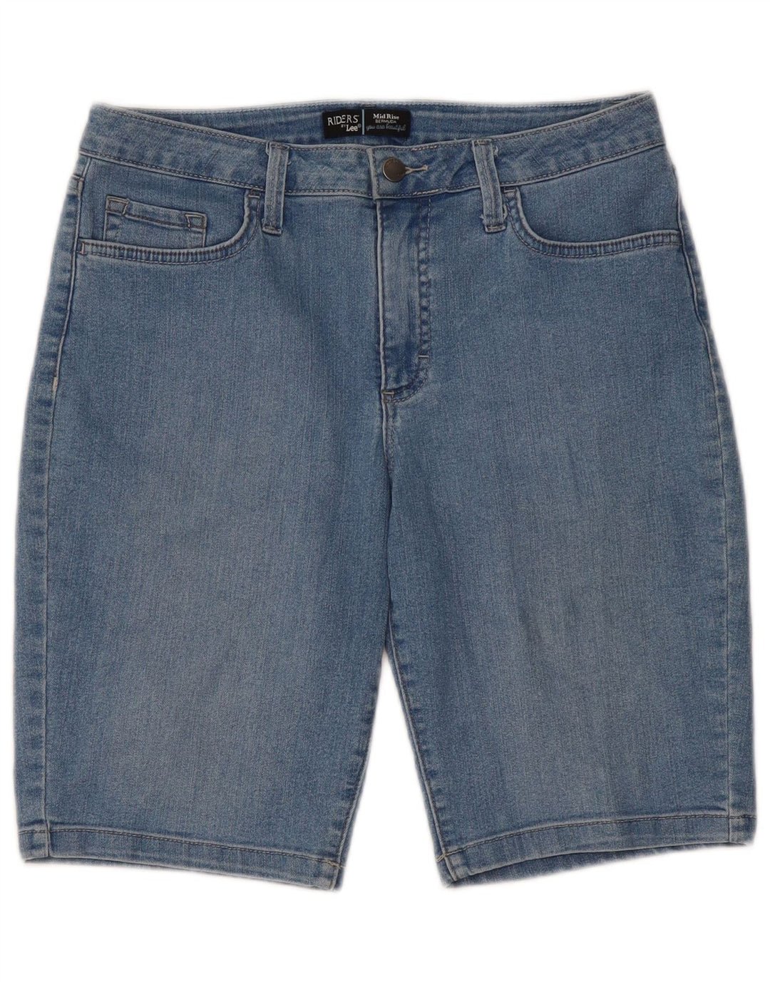Damskie spodenki jeansowe Lee Riders Mid Rise Bermuda W30 Medium Blue