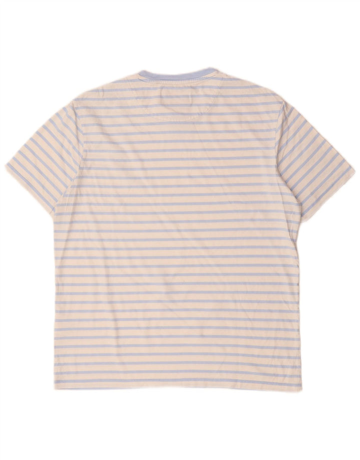 T-shirt damski LYLE & SCOTT, duży, bawełniany w białe paski